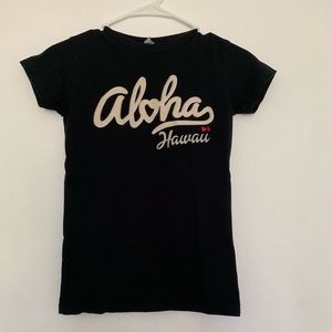 Black Aloha Hawaii T-Shirt